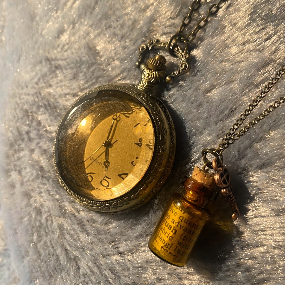 Set of Steampunk necklaces